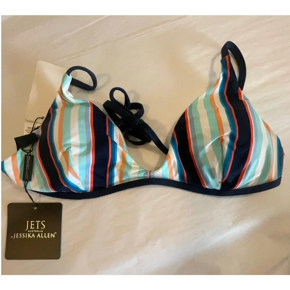 NWT: JETS Austrailia by Jessica Allen Gidget Bikini Top Size 10